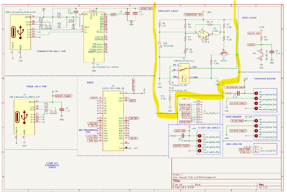 First draft of schematic